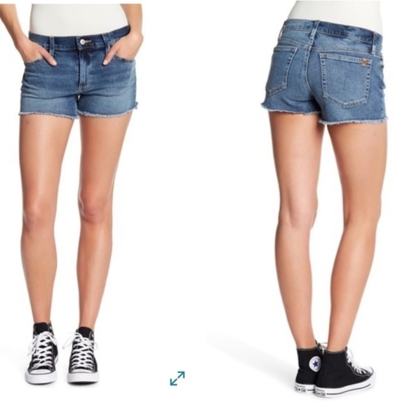 JOE'S JEANS Andreea Frayed Hem Denim Jean Short 25 - Picture 1 of 6